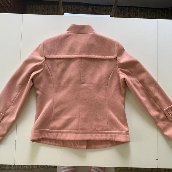 Chico’s Pink Coat Jacket - Picture 3 of 7